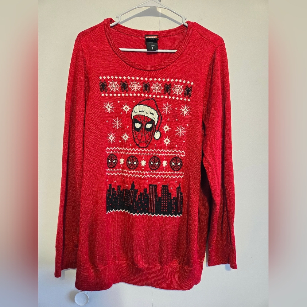 Torrid Marvel‎ Spiderman Holiday Sweater